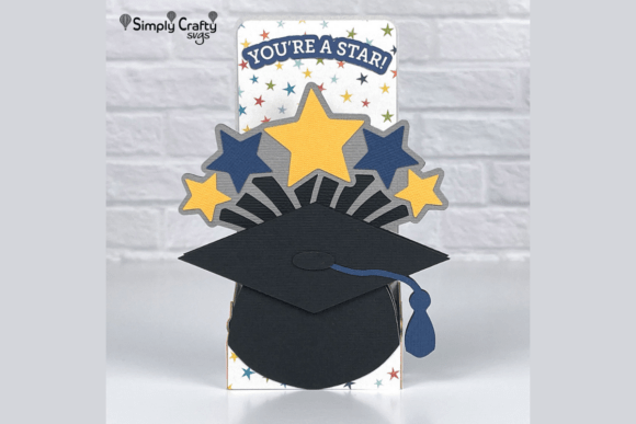 Celebrate Academic Success with the Star Graduate Box Card SVG