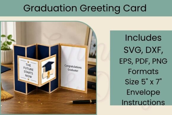 Celebrate with a Graduation Accordion Card SVG