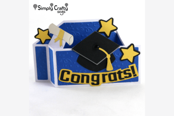 Congrats Graduation Card SVG: Elevate Your Handmade Stationery with Interactive Design