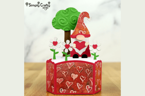 Crafting a 3D Valentine Gnome Box Card SVG Experience