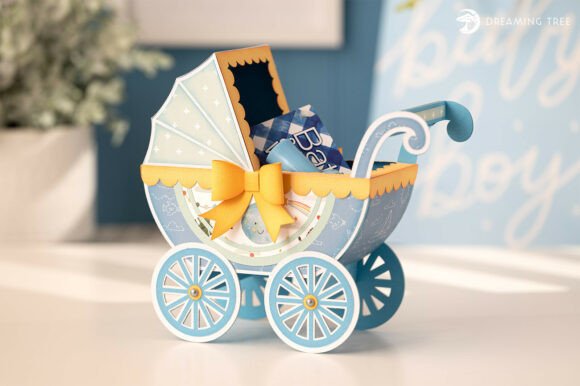 Crafting a Timeless Gift with the Baby Carriage Keepsake SVG