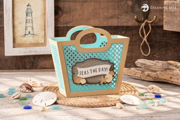 Crafting Coastal Memories with the Seas the Day Tote SVG