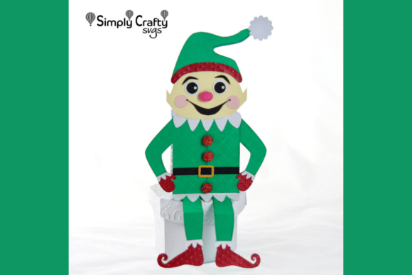 Crafting Magic: The Elf Shelf Sitter Box and Card Set SVG