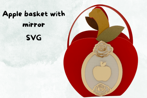 Elevate Gifting with an Apple Basket with Mirror