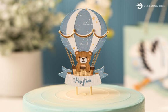 Elevate Your Celebrations with the Teddy’s Cake Topper 3D SVG