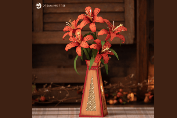 Elevating Handmade Decor: The Strategic Appeal of the Tiger Lily Bouquet SVG in Modern Crafting