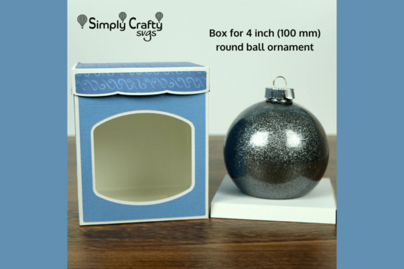Evaluating the Round Ball Ornament Box with Lid 4 Inches SVG for Holiday Packaging