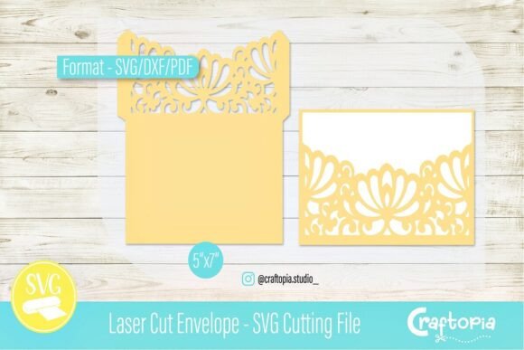 Laser Cut Envelope – SVG Cutting File