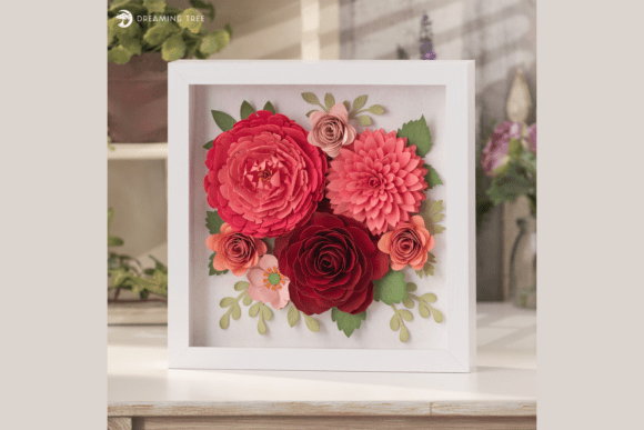 Spring Reverie Paper Sculpture SVG: Crafting Timeless Floral Elegance