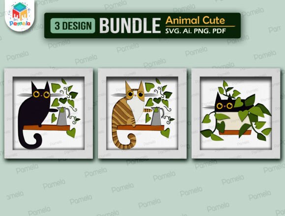 Strategic Deployment of the Cute Cat Shadow Box SVG Bundle for Brand and Creative Growth