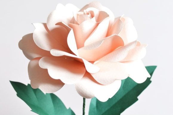 Strategic Design with the Garden Rose Paper Flower Template