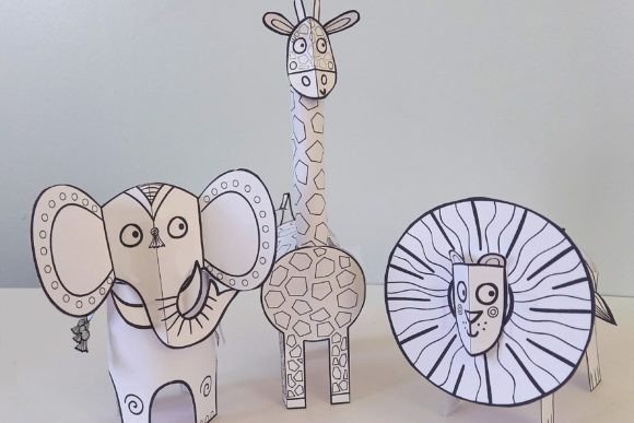 Unleash Creativity with the Paper Animals Set