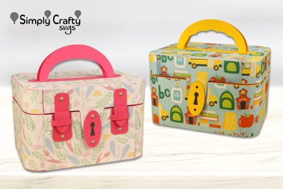 Vintage Vanity Case SVG: Crafting a Professional 3D Gift Box Without the Guesswork